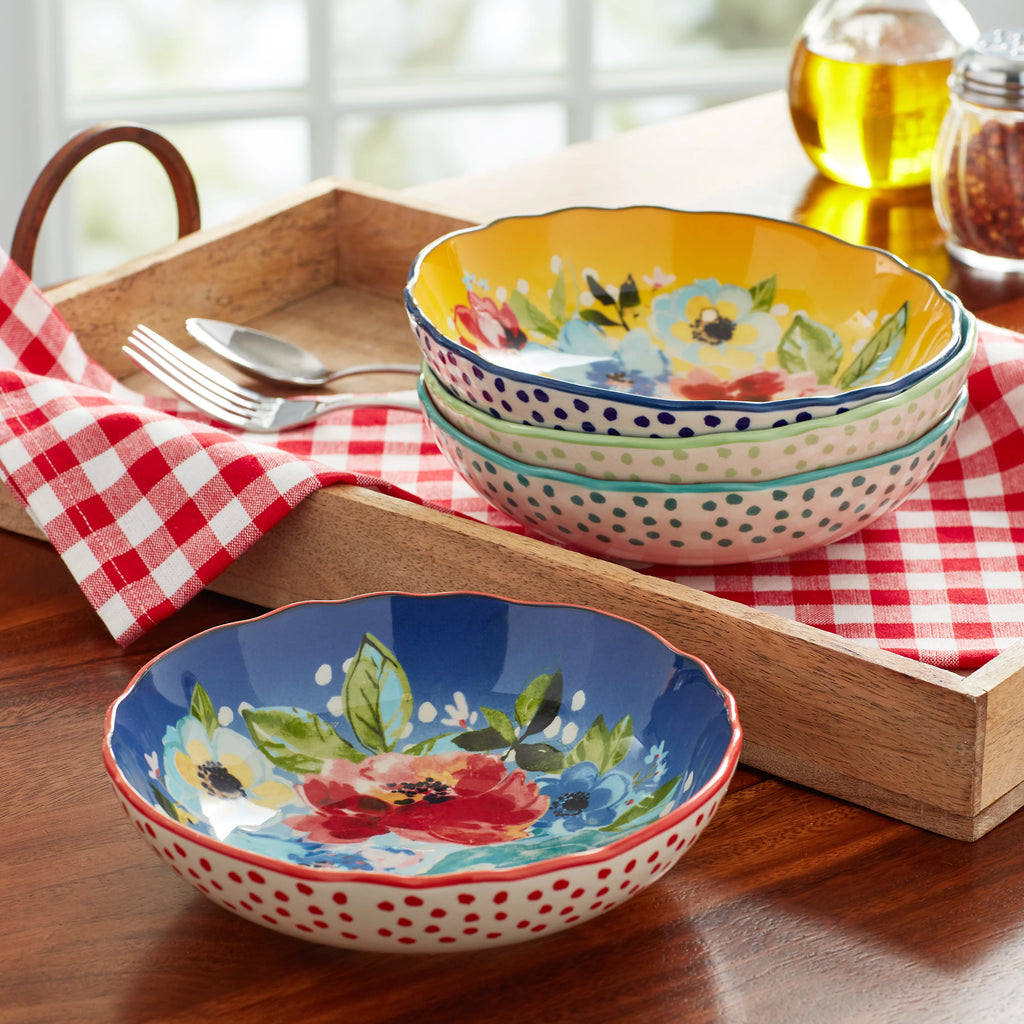 4-Piece Pasta Bowl Set N844
