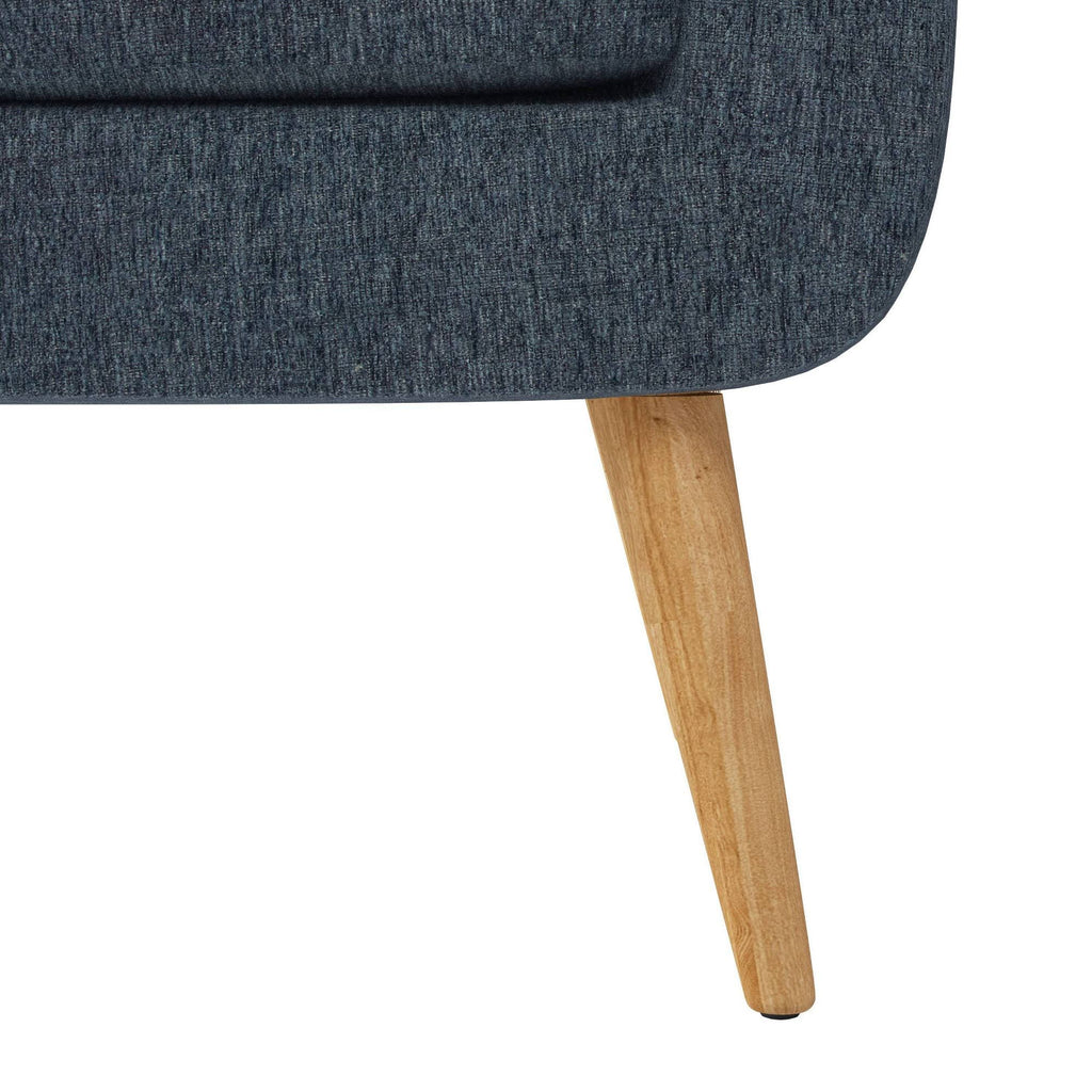 Chenille Blue Armchair E75429