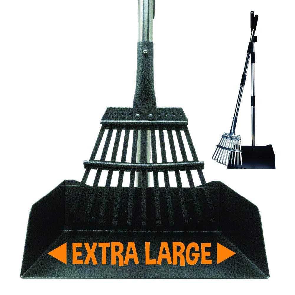 Metal Long Handle Tray and Rake Pooper Scooper L1841
