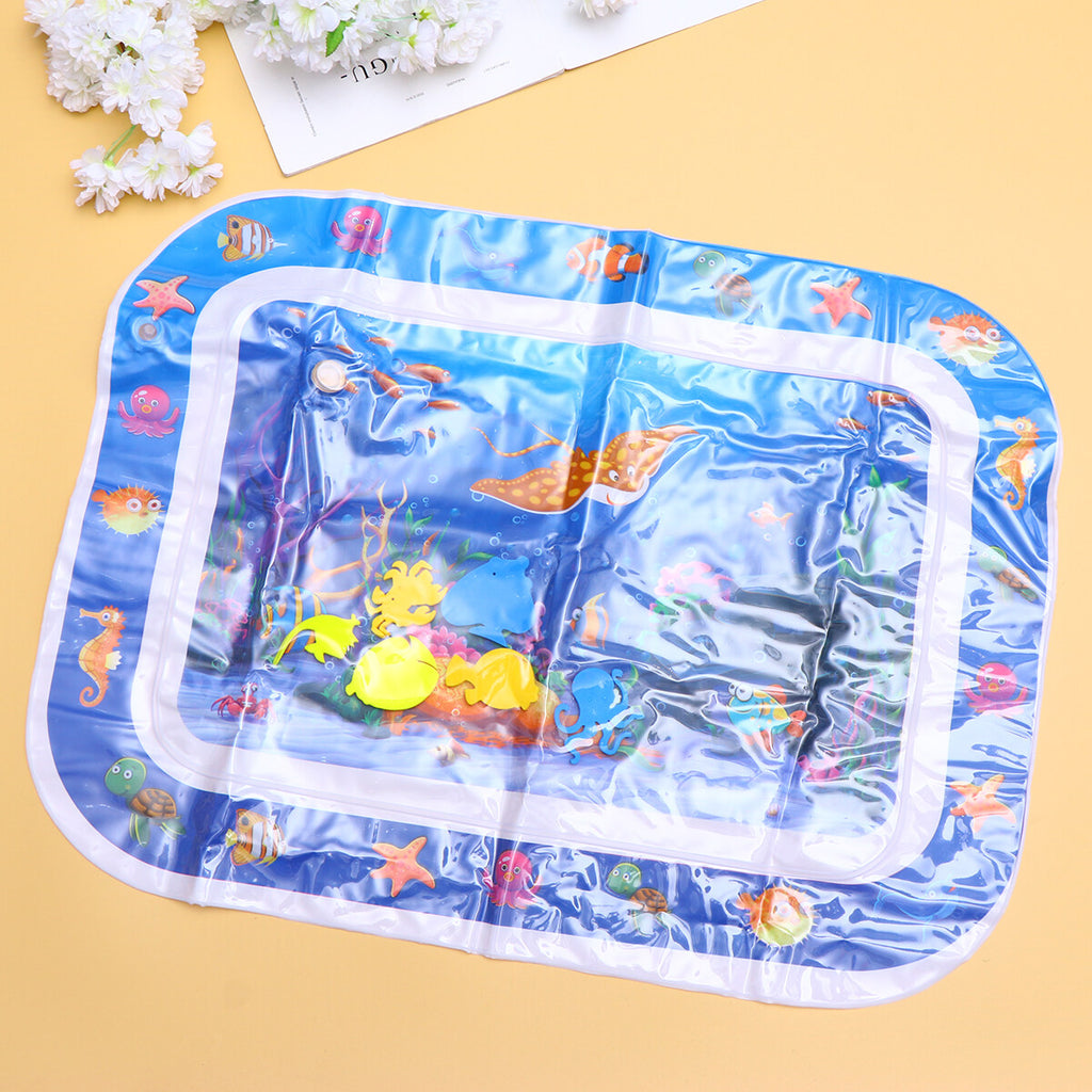 Inflatable Crawling Cushion Water Play Mat (Blue) O723215