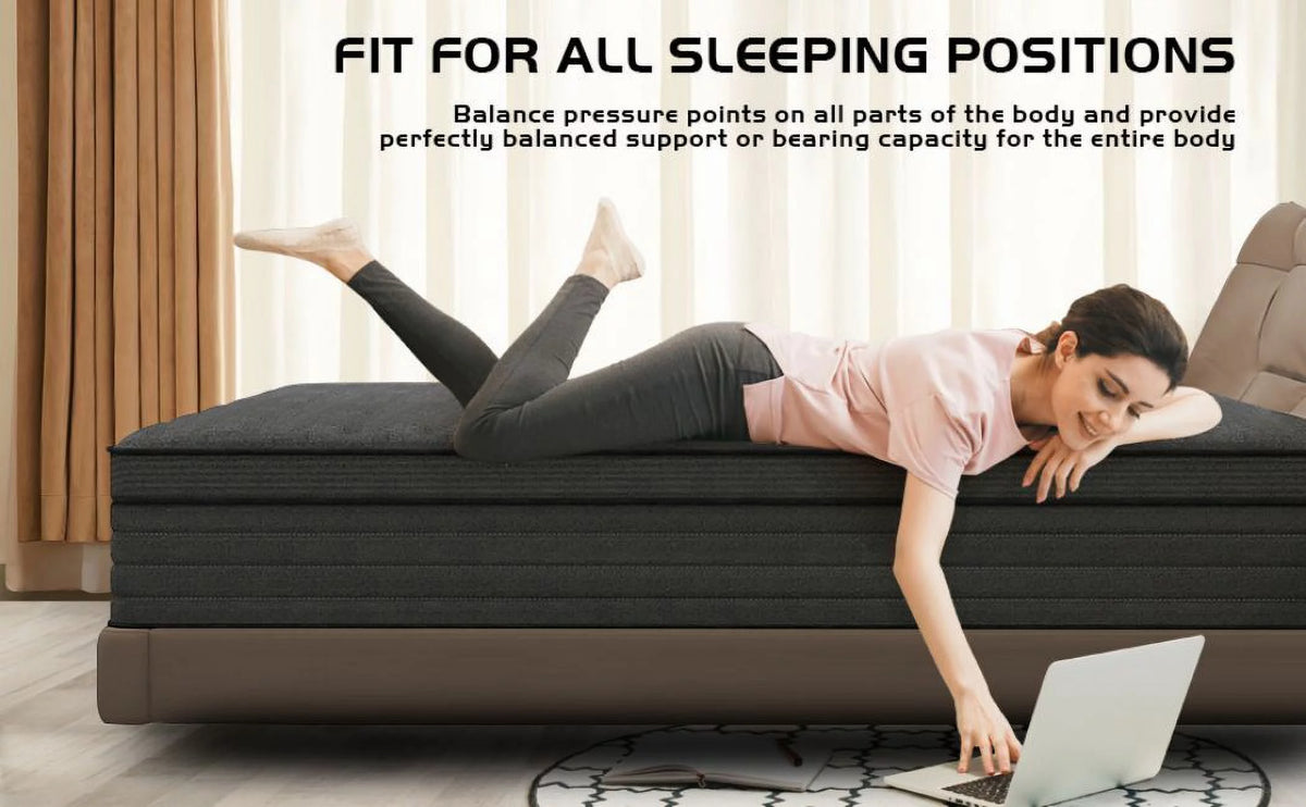 12 inch King Hybrid Mattress Medium Firm H644