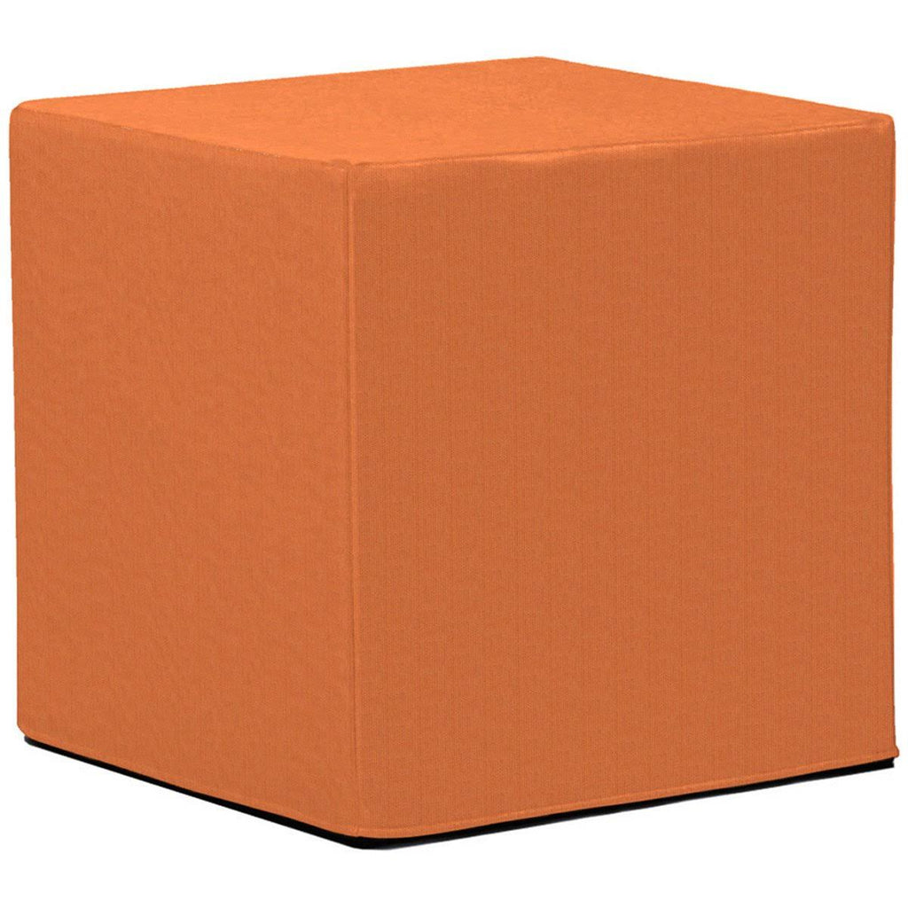 Turquoise No Tip Block Ottoman L525499