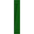 10 3/4x22W x 44x22H PVC Board-n-Batten Shutters with Z-Bar Q184