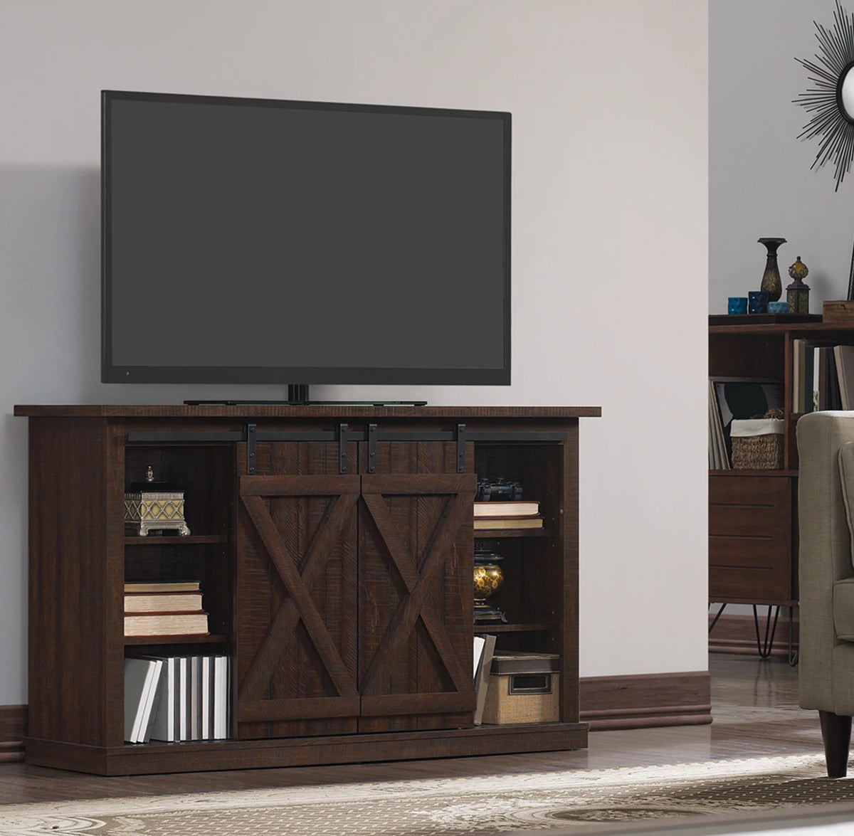 Old White TV Stand K54769