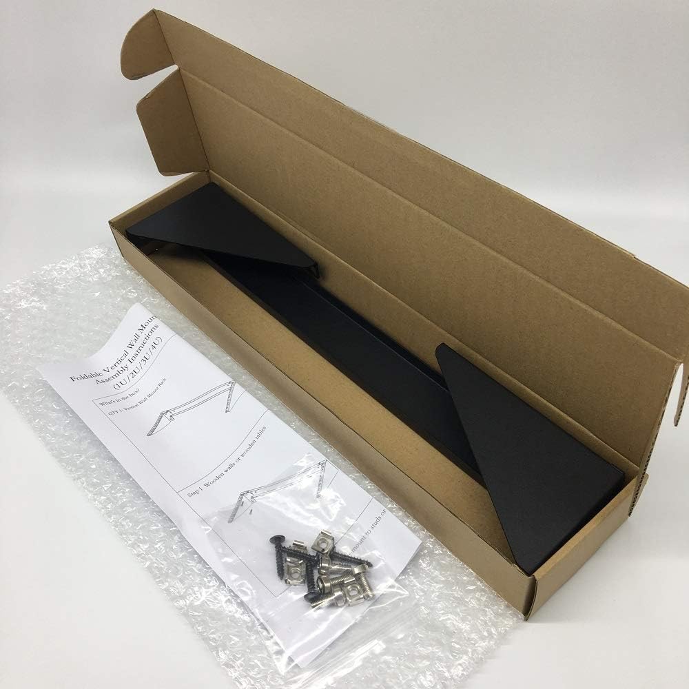 3U 19 inch Steel Foldable Wall Mount Patch Panel Bracket C3874