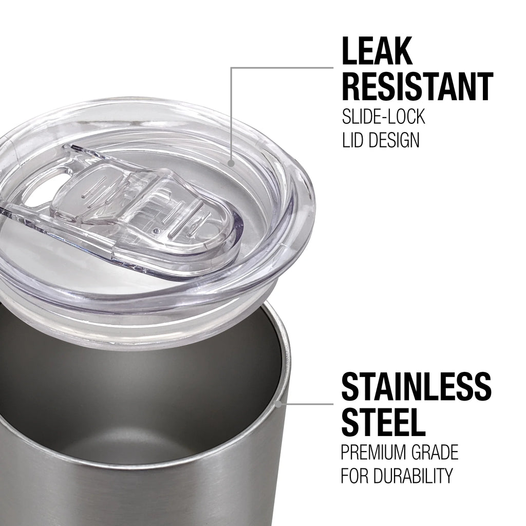 Catwoman Chibi 12 OZ Stemless Wine Tumbler, Stainless Steel Travel Cup with Leak Resistant Slide-Lock Lid X385528