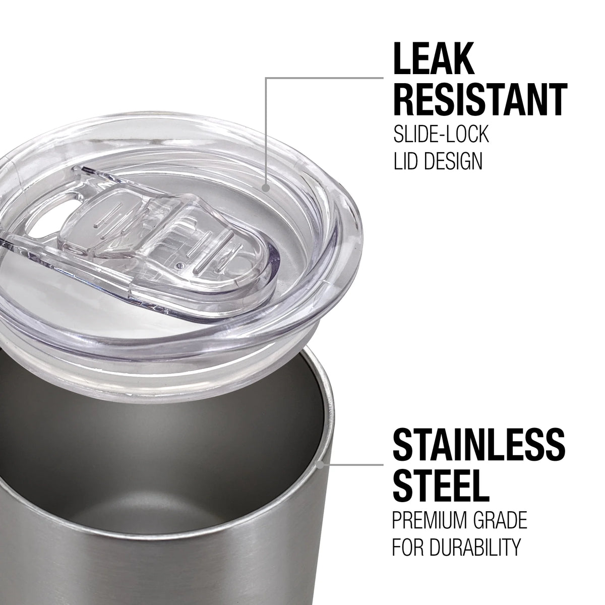 Catwoman Chibi 12 OZ Stemless Wine Tumbler, Stainless Steel Travel Cup with Leak Resistant Slide-Lock Lid X385528