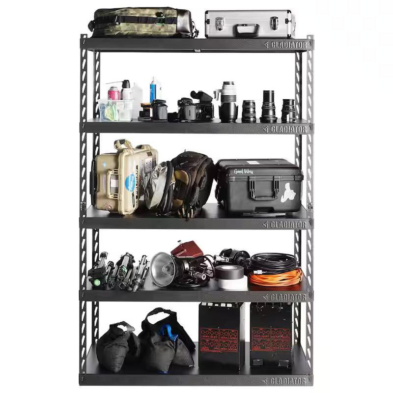 5-Tier Steel Garage Storage Shelving Unit H75990