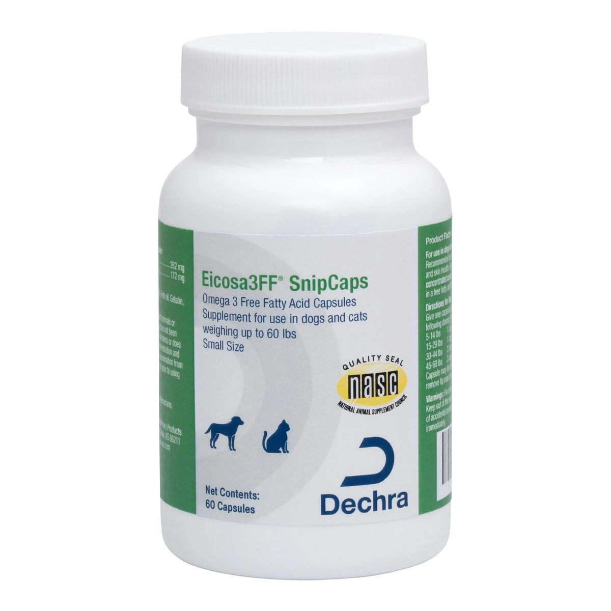 Omega 3 Free Fatty Acid Capsules for Dogs and Cats L534