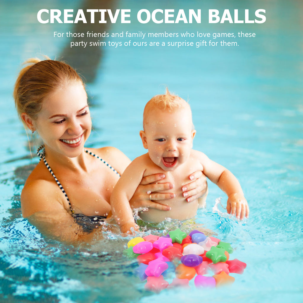 100Pcs Colorful Ocean Balls Swimming Toys T941829