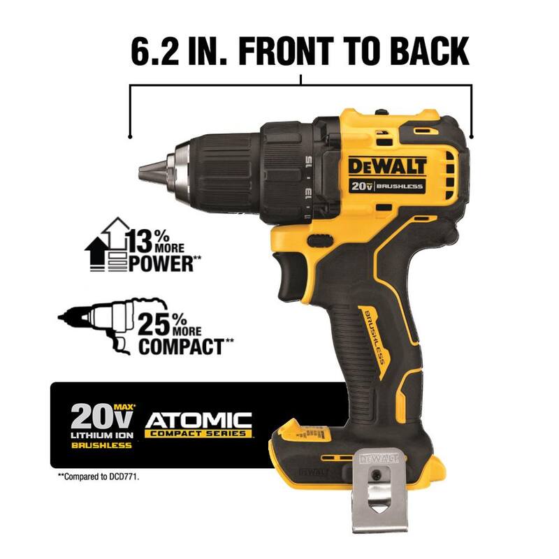 Cordless Brushless Compact Drill Impact 2 Tool Combo Kit B999805