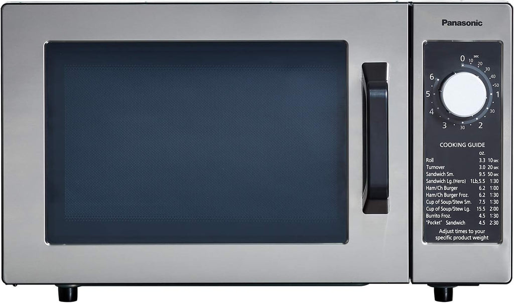 Compact Countertop Commercial Microwave Oven, 1000W, 0.8 Cu. Ft. Capacity Silver Q855313