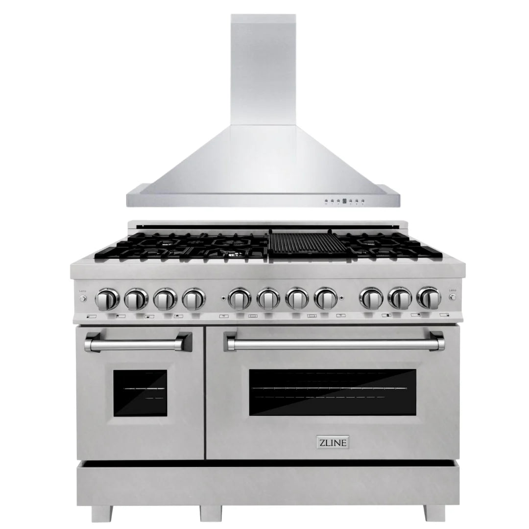 48 in. Dual Fuel Range with Range Hood Y568741