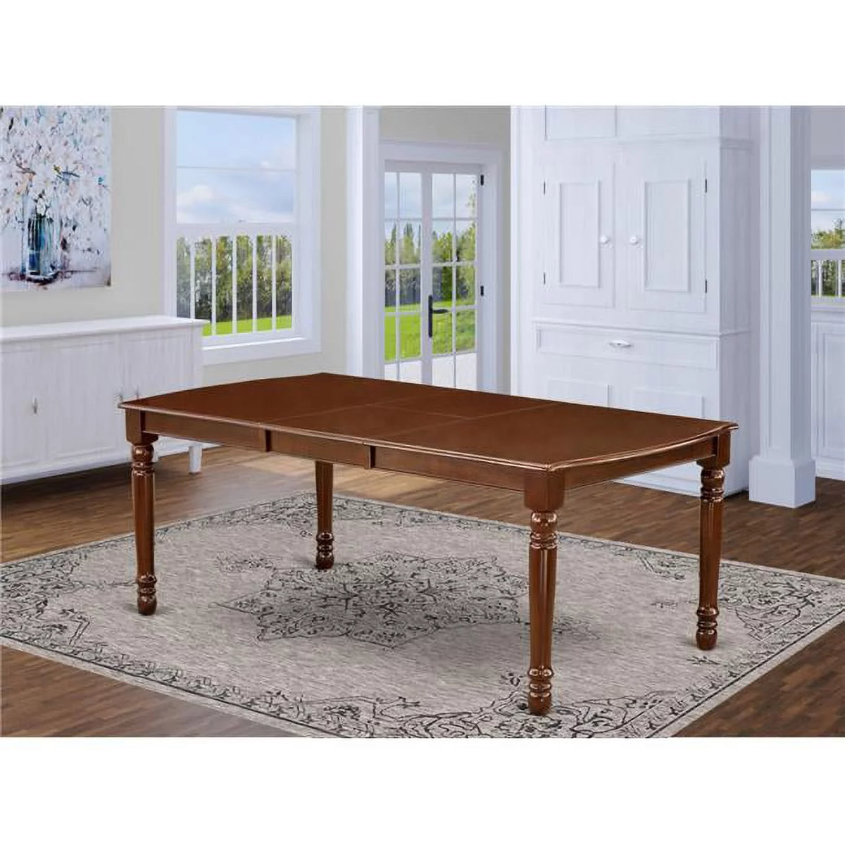 Mahogany Dining Room Table with Butterfly Leaf Z19620