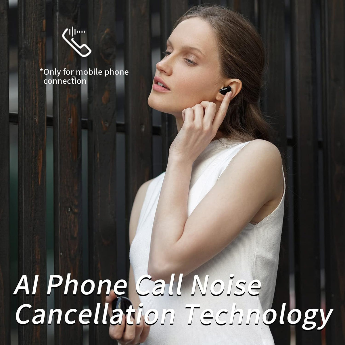Hybrid Active Noise Cancelling TWS Wireless Earbuds D191