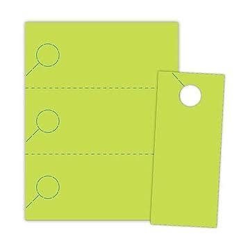 Green Digital Cover Door Hangers, 1000/Pack B804980