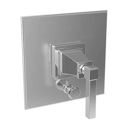 Satin Gold Tub and Shower Diverter Plate with Handle G1347
