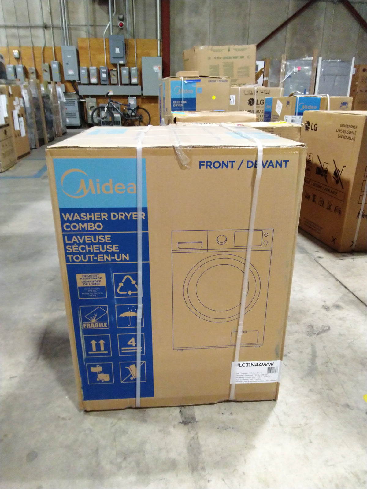 24 IN. 3.1 CU.FT. Ventless Washer Dryer Combo A138