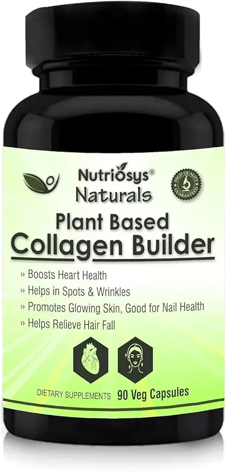 Plant Based Collagen Builder with Vitamin C, Zinc & Biotin 90 Veg Capsules N261