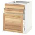 White 2 Drawer Base Cabinet V407