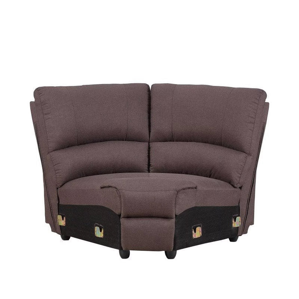 Brown Fabric Power Reclining Sectional X193167