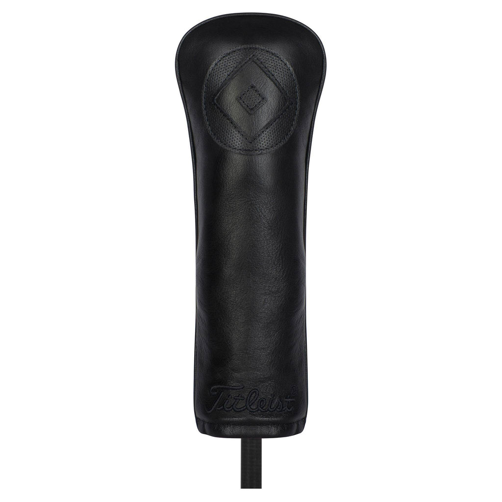 Jet Black Leather Fairway Headcover J902