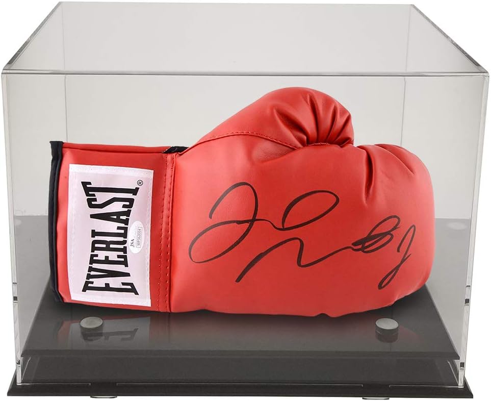 Black Base Boxing Glove Display Case Y623