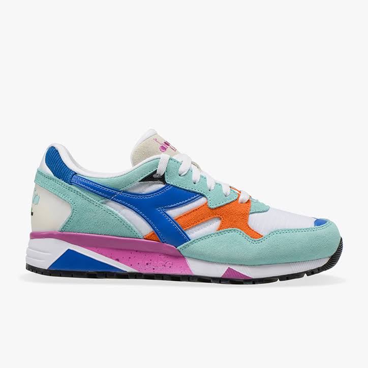Blue Orange Lilac Trainers B99340