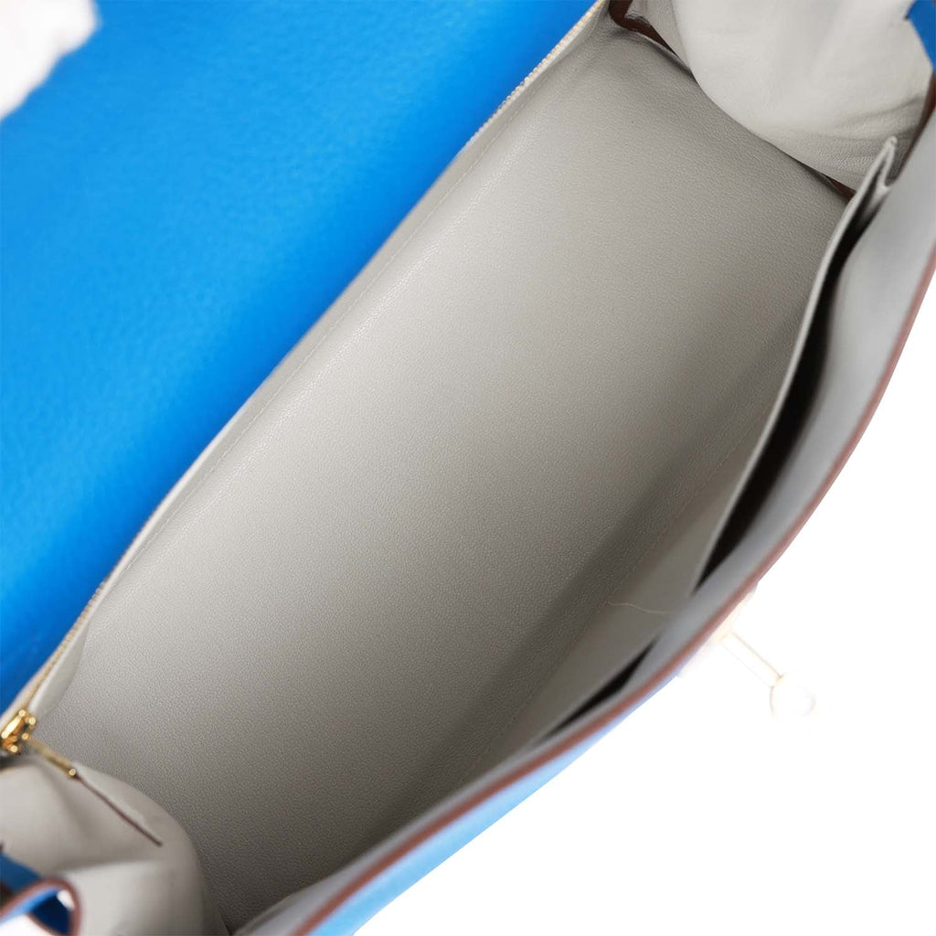 Bleu Royal Togo Leather Bag D233