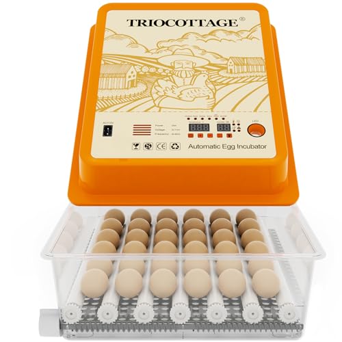 24 Incubator with Automatic Turner, Temperature and Humidity Display and Control E311