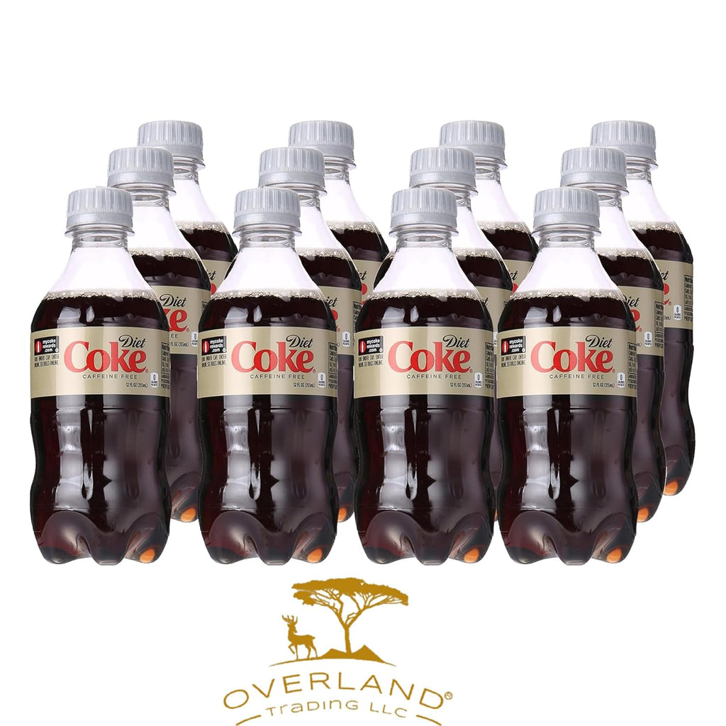 Caffeine Free Soda Soft Drink, 12 fl oz, 12 Pack E653652