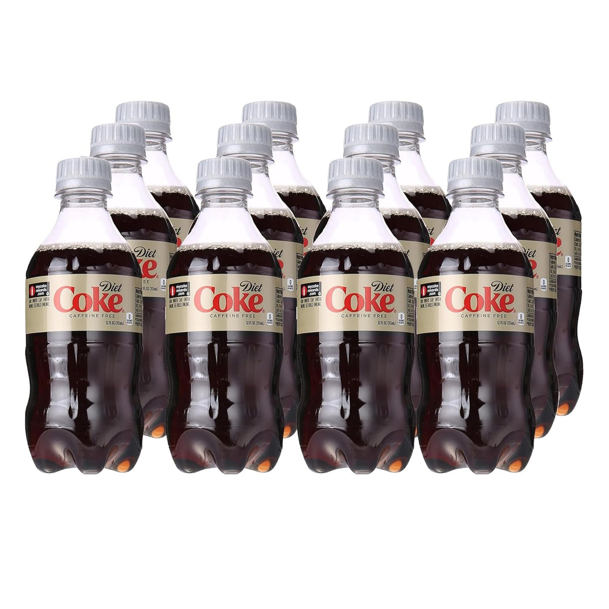 Caffeine Free Soda Soft Drink, 12 fl oz, 12 Pack E653652