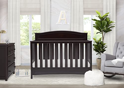 White 4-in-1 Convertible Baby Crib S30268