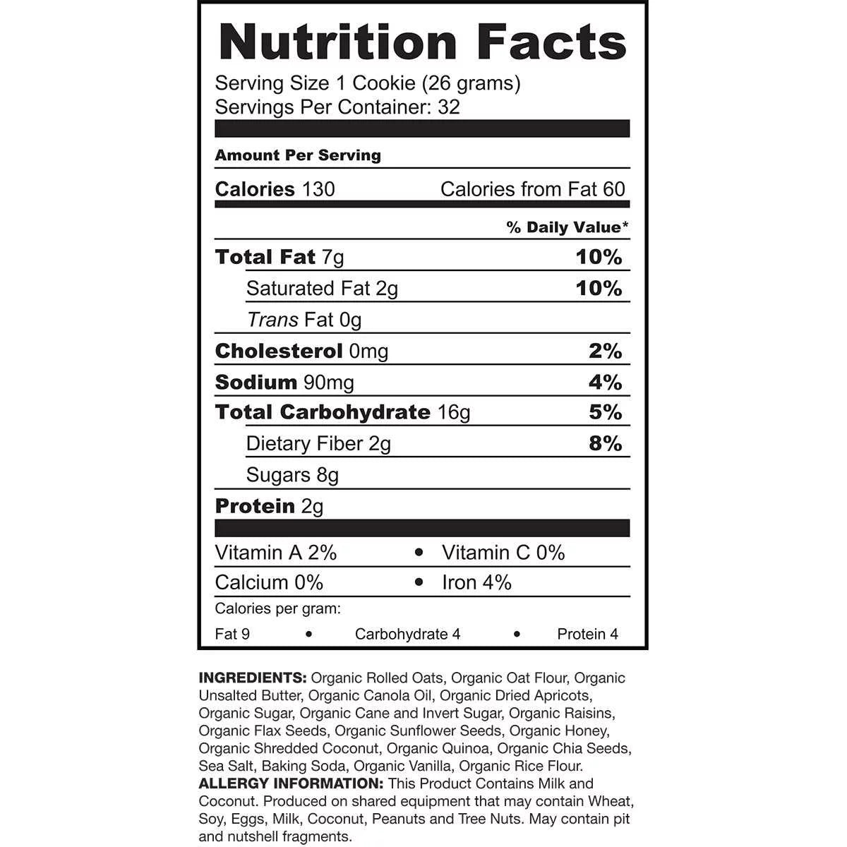 Organic Aussie Bites 32 Count L166878