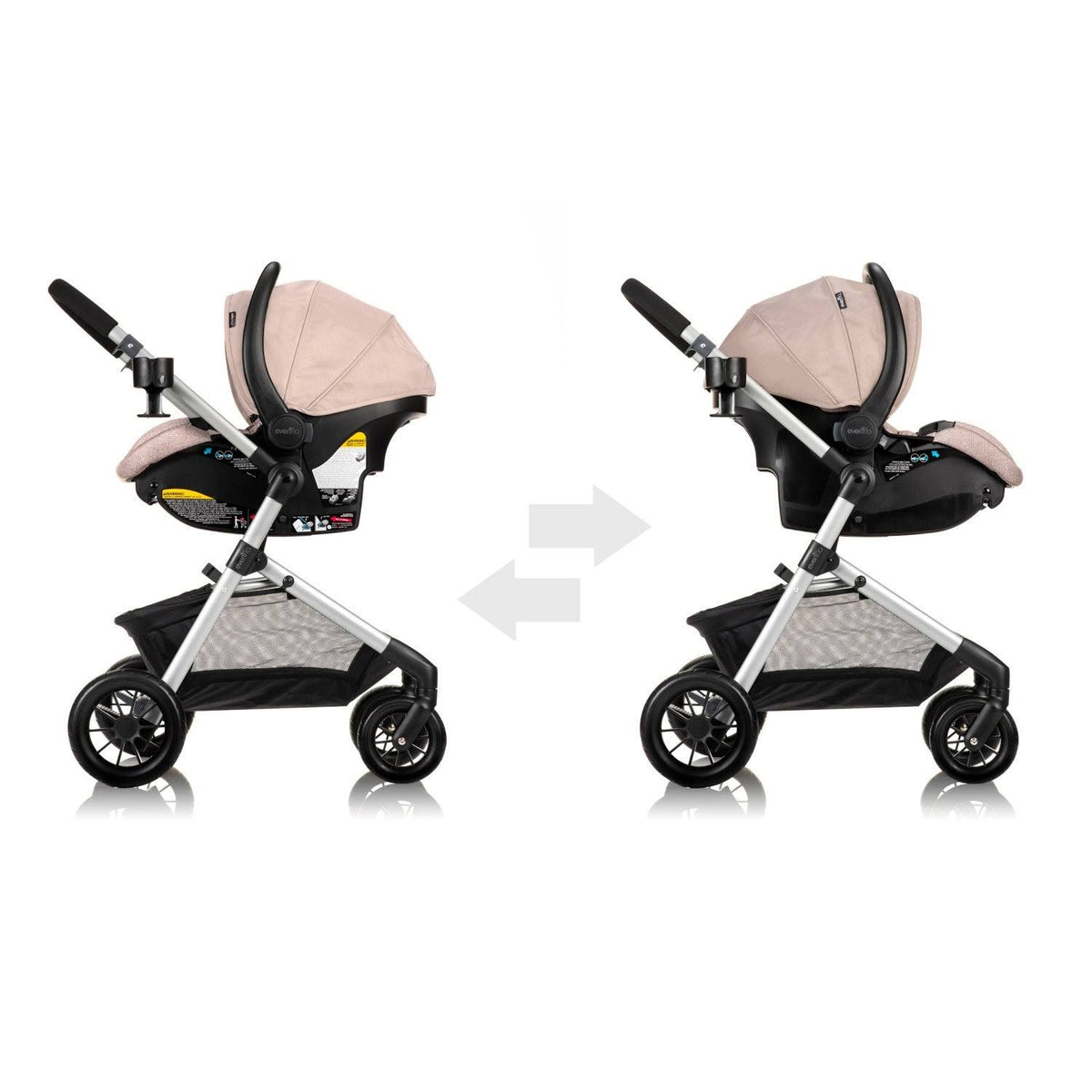 Modular Travel System with Infant Car Seat - Sandstone A59068
