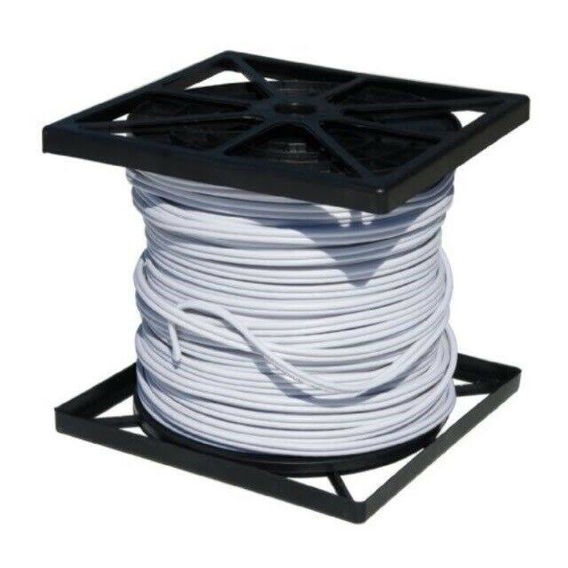 RG59 Siamese Cable with 18/2 Power and 24/2 Data 500-Feet White B674