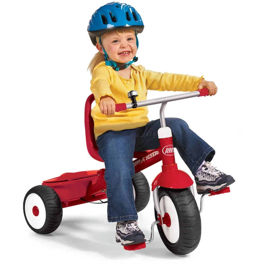 Red Tricycle with Parent Push Handle C8728