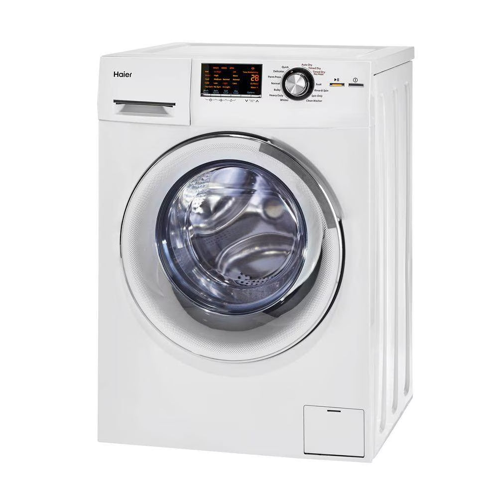 White Front Load Washer And Dryer Combination J83469