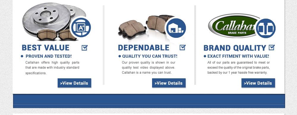 REAR 232 mm 5 Lug Brake Disc Rotors + Metallic Brake Pads Pack of 2 I20194