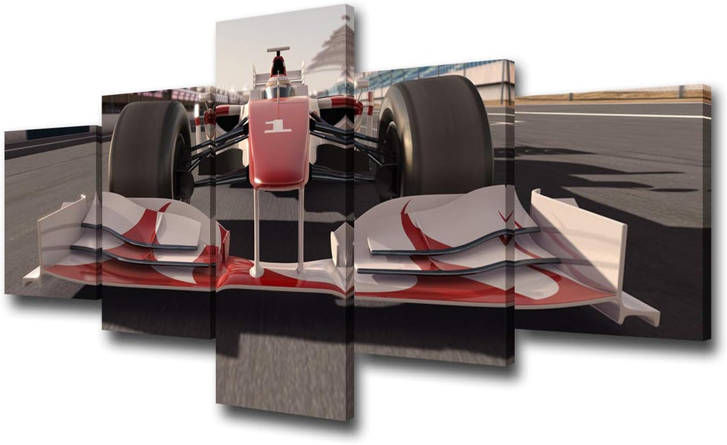 Racing Car Canvas Wall Art 60''Wx32''H Pack of 2 R1574