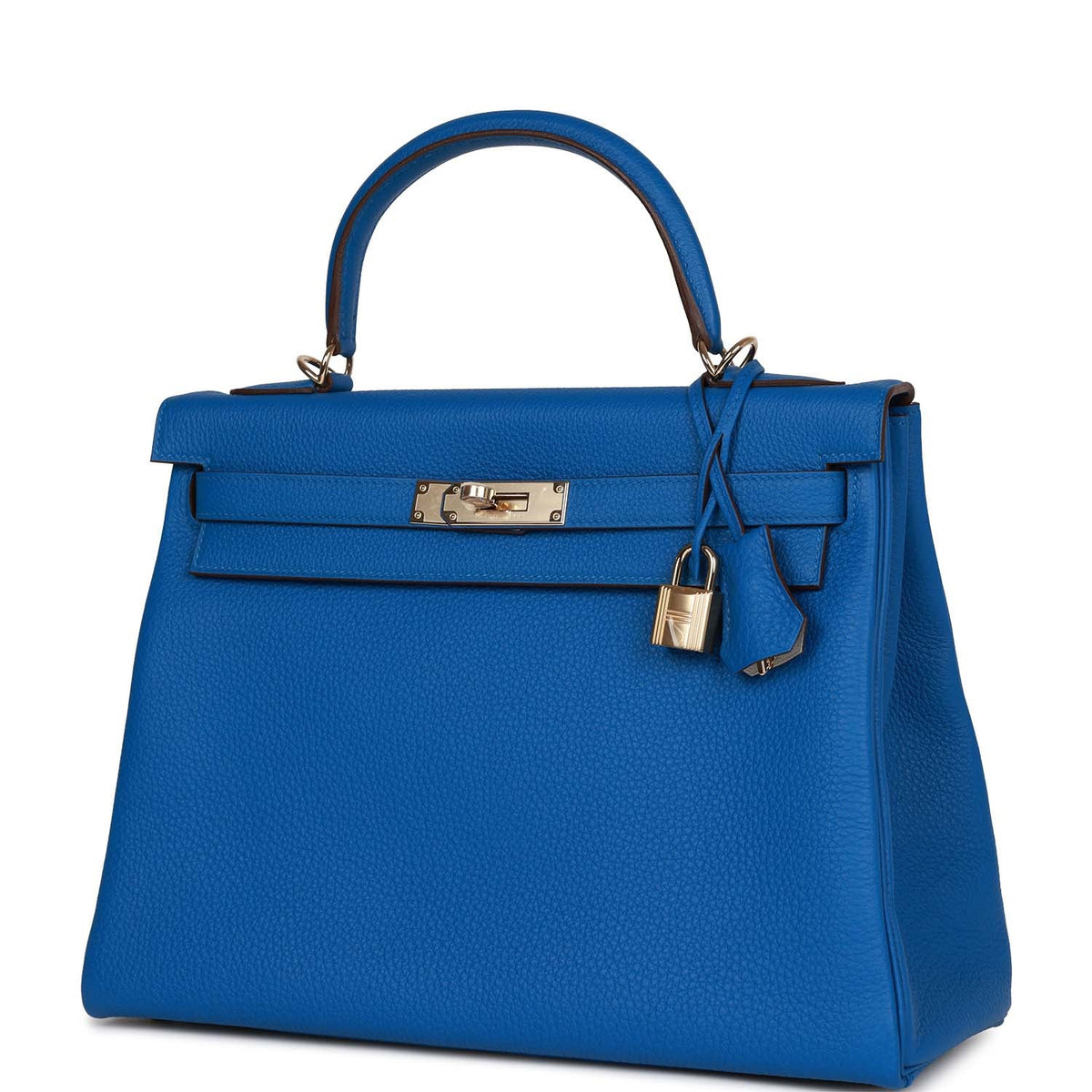Bleu Royal Togo Leather Bag D233