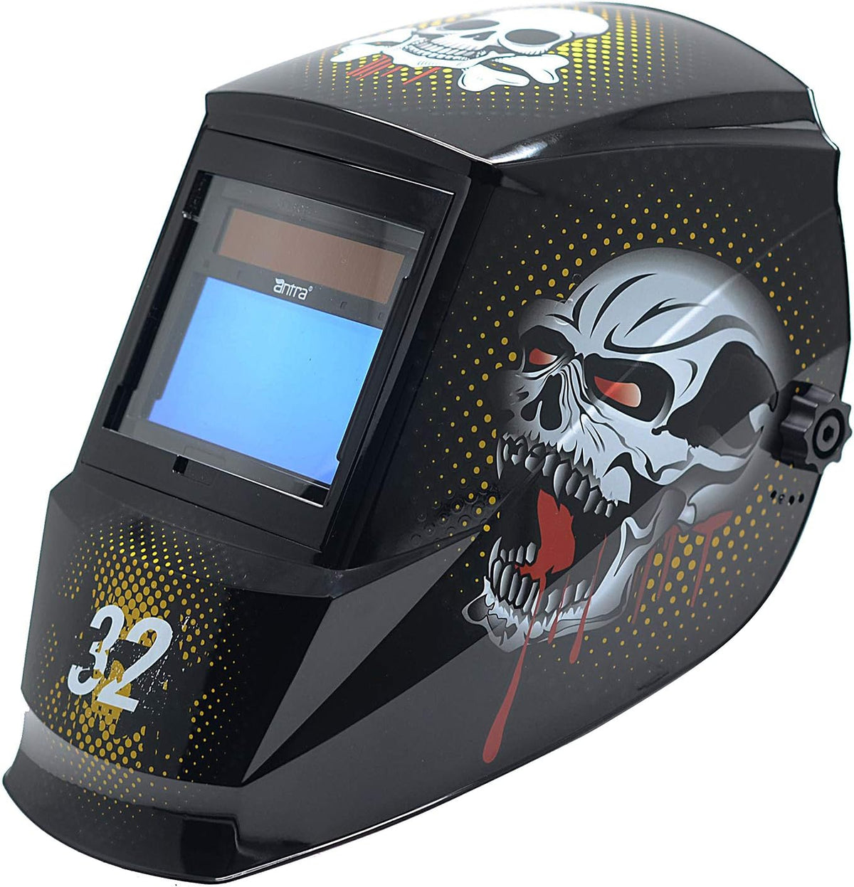 Auto Darkening Welding Helmet, Wide Shade Range 4/5-13, 6+1 Extra Lens Covers Pack of 2 Z1424