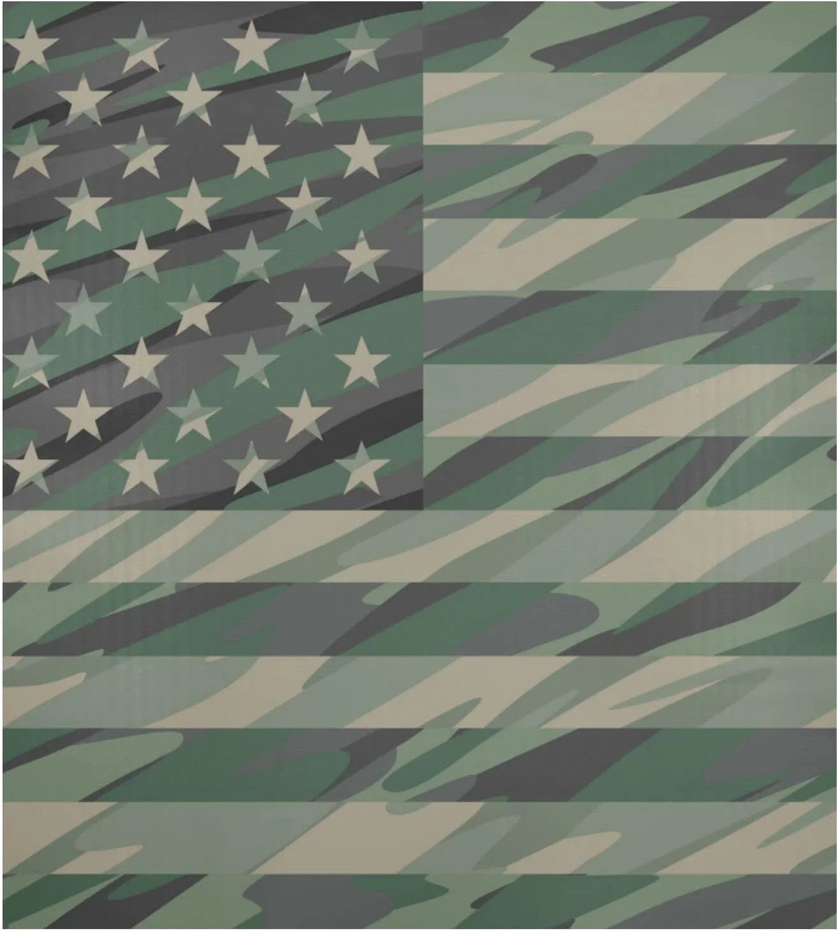 Military Camouflage American Flag Dishwasher Magnet Cover 23" x 26" G1998