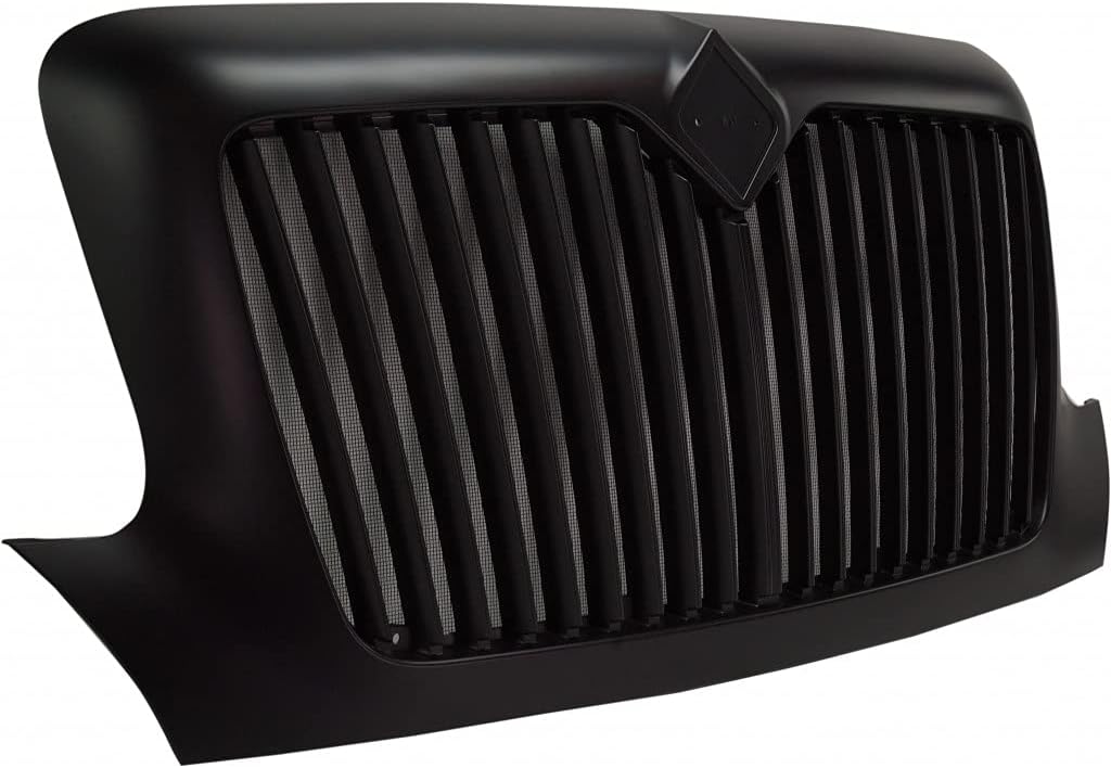 Black Vertical Bar Grille with Bug Screen A191024