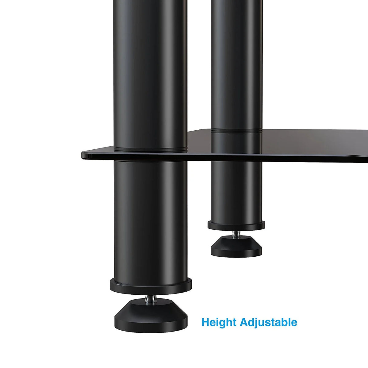 4-tier Glass Media TV Stand E3055