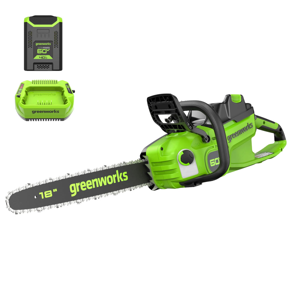 60V Brushless Chainsaw with Battery & Charger O471302