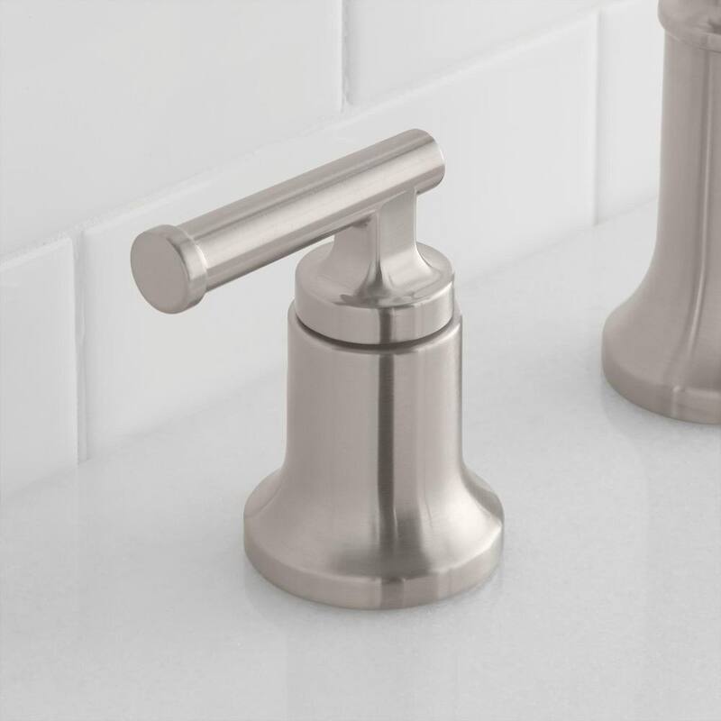 8 in. Widespread Double-Handle High-Arc Bathroom Faucet in Brushed Nickel H86825