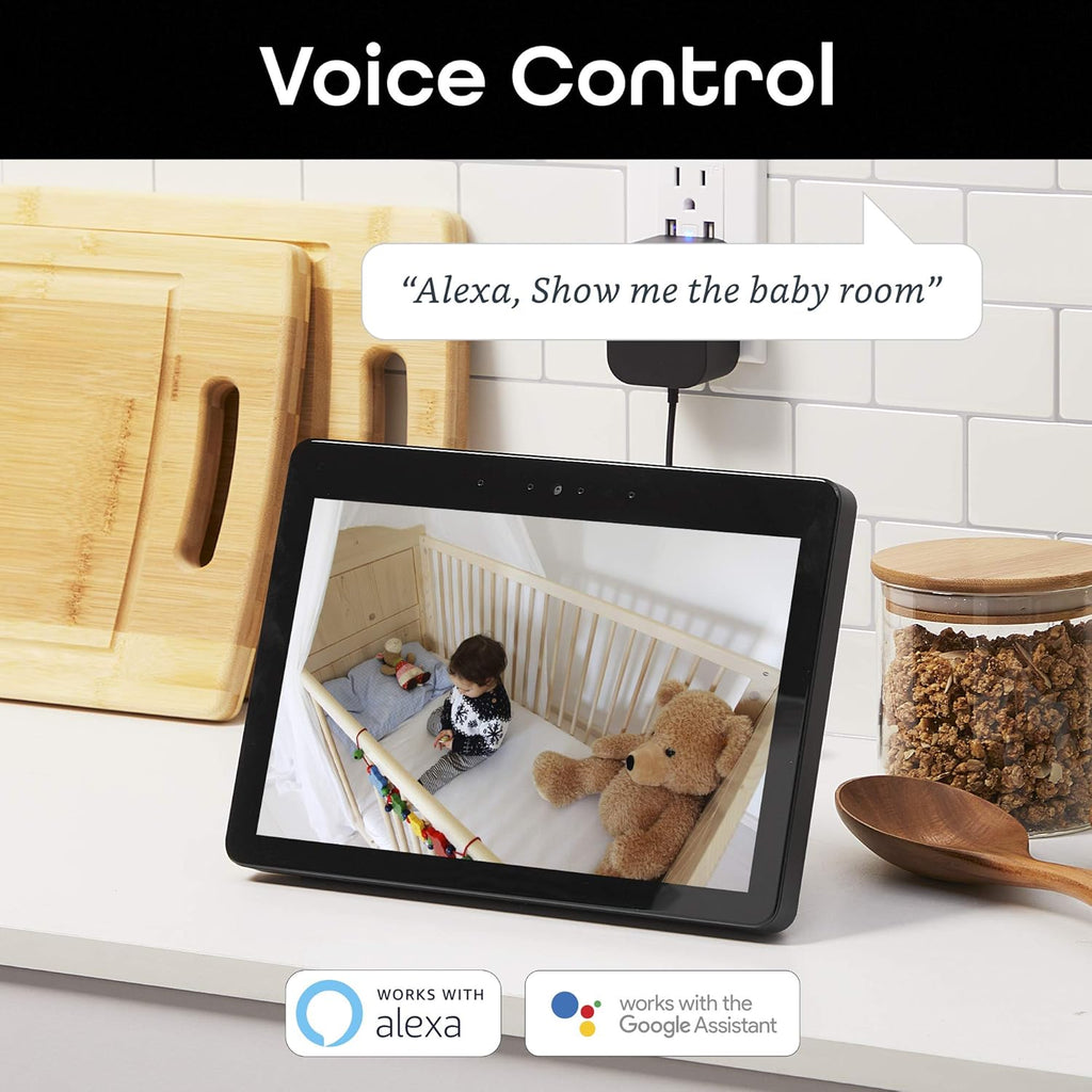 White 1080p Indoor Smart Security Camera 2 Pack X50312