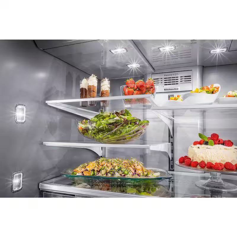 25.8 cu. ft. Black Stainless French Door Refrigerator H918597