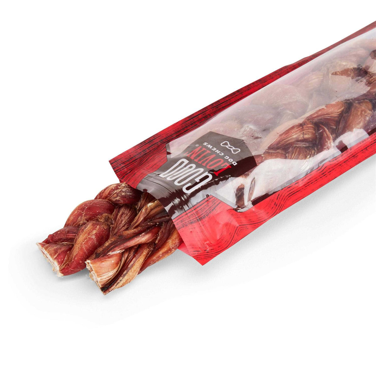 Braided Bully Stick Dog Chew F8126